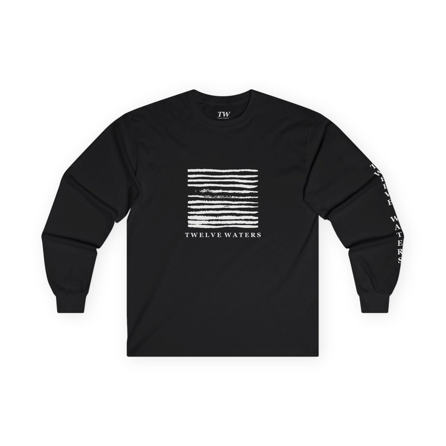 Unisex Long Sleeve Twelve Waters Tee, Casual Wear, Gift for Him/Her, Beach Vibes, Spring Fashion, Comfortable Layering