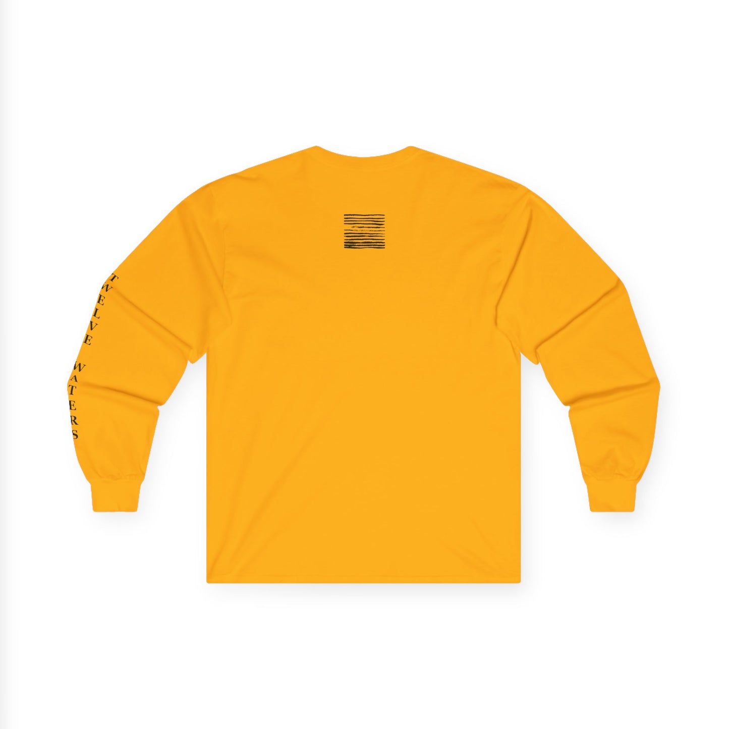 Calm Waters Long Sleeve Tee, Unisex Tee, Relaxing Graphic Shirt, Gift for Ocean Lovers, Minimalist Style, Beach Vibes