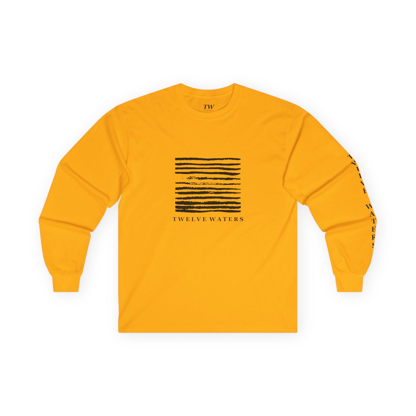 Calm Waters Long Sleeve Tee, Unisex Tee, Relaxing Graphic Shirt, Gift for Ocean Lovers, Minimalist Style, Beach Vibes