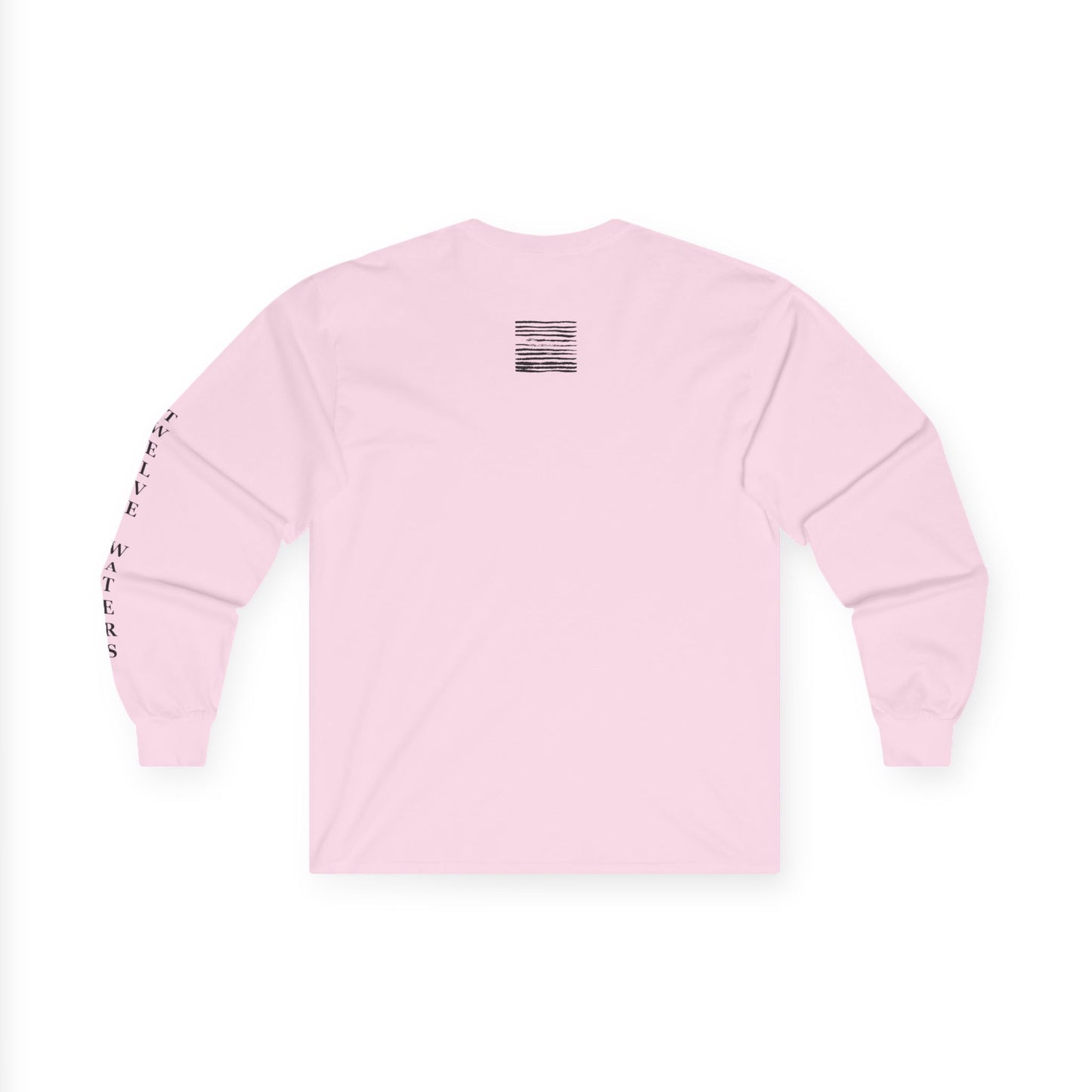 Calm Waters Long Sleeve Tee, Unisex Tee, Relaxing Graphic Shirt, Gift for Ocean Lovers, Minimalist Style, Beach Vibes