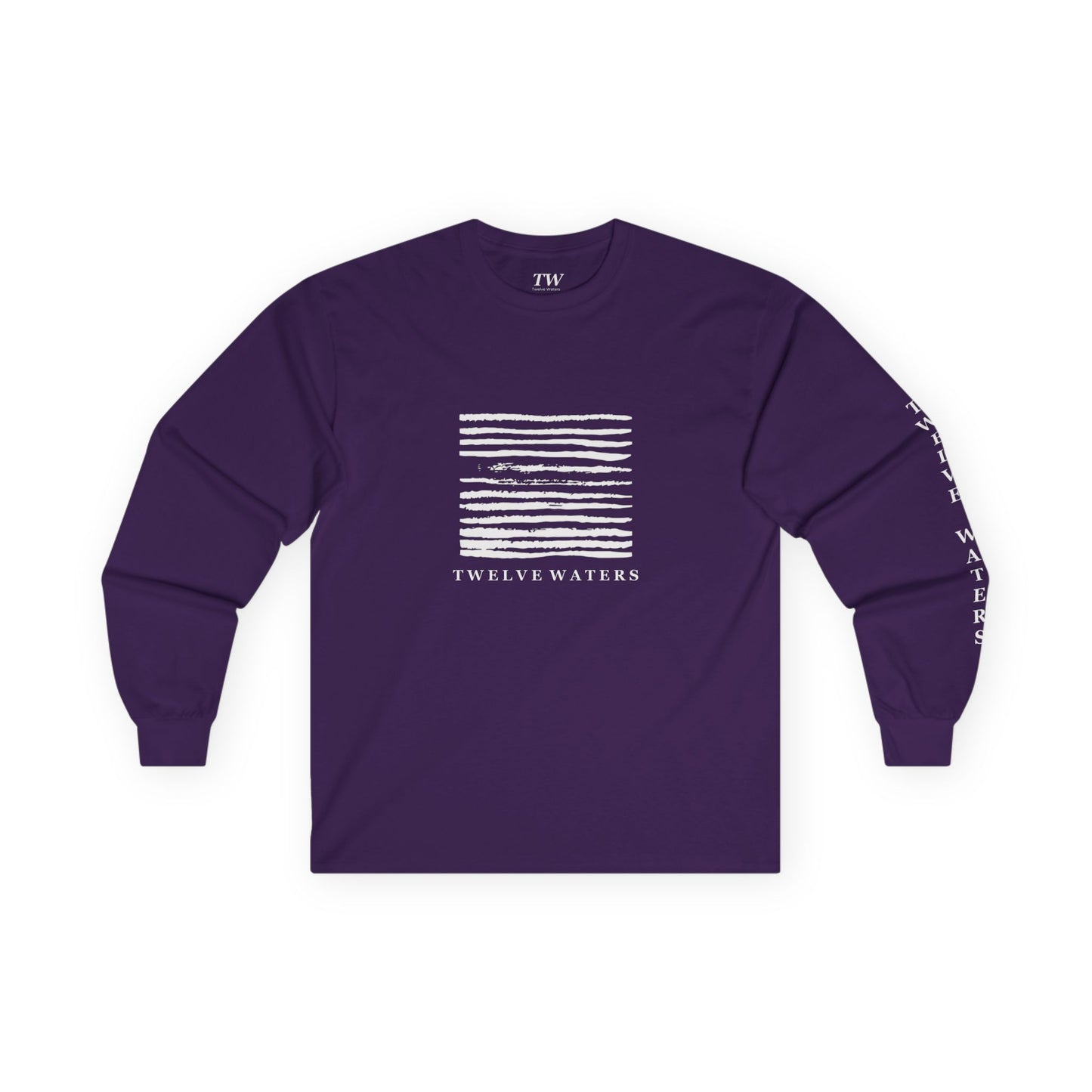 Unisex Long Sleeve Twelve Waters Tee, Casual Wear, Gift for Him/Her, Beach Vibes, Spring Fashion, Comfortable Layering