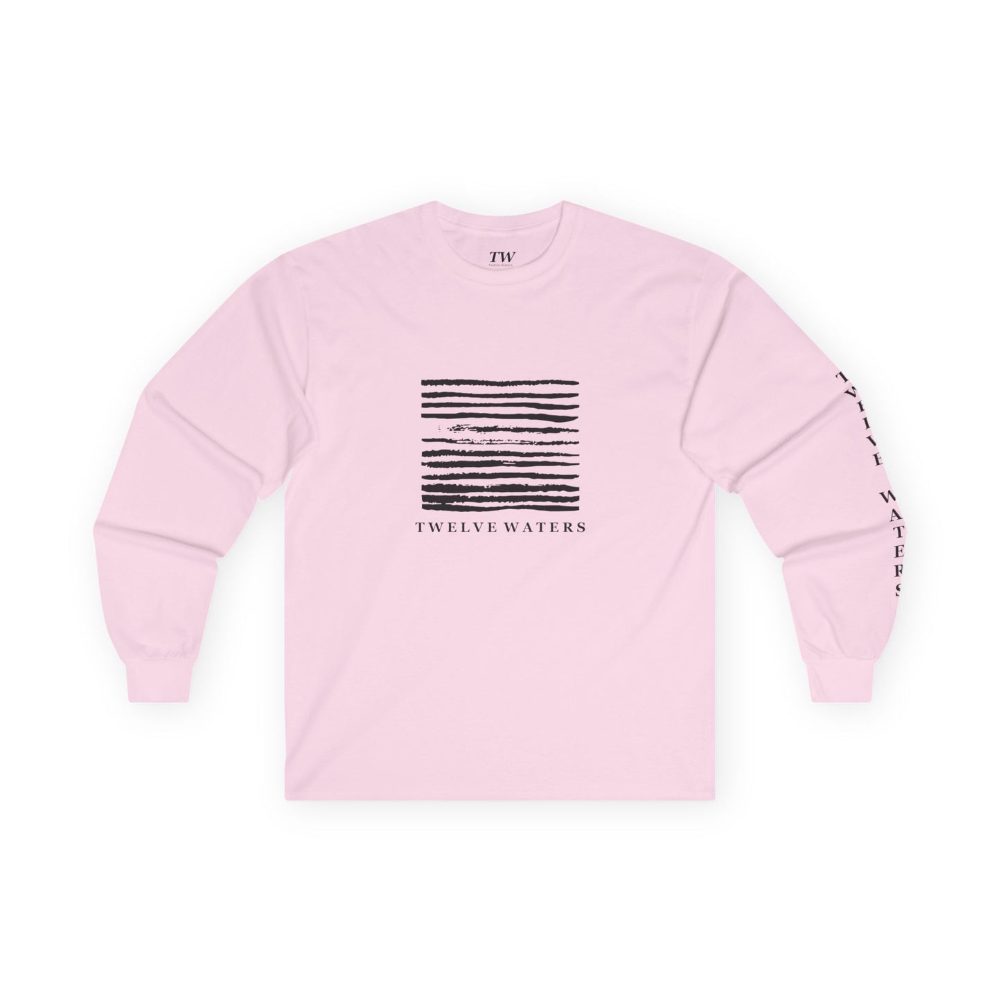Calm Waters Long Sleeve Tee, Unisex Tee, Relaxing Graphic Shirt, Gift for Ocean Lovers, Minimalist Style, Beach Vibes