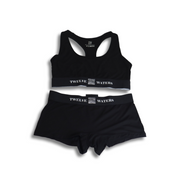“Women’s 2-Piece Athletic Set – Sports Bra & Shorts”