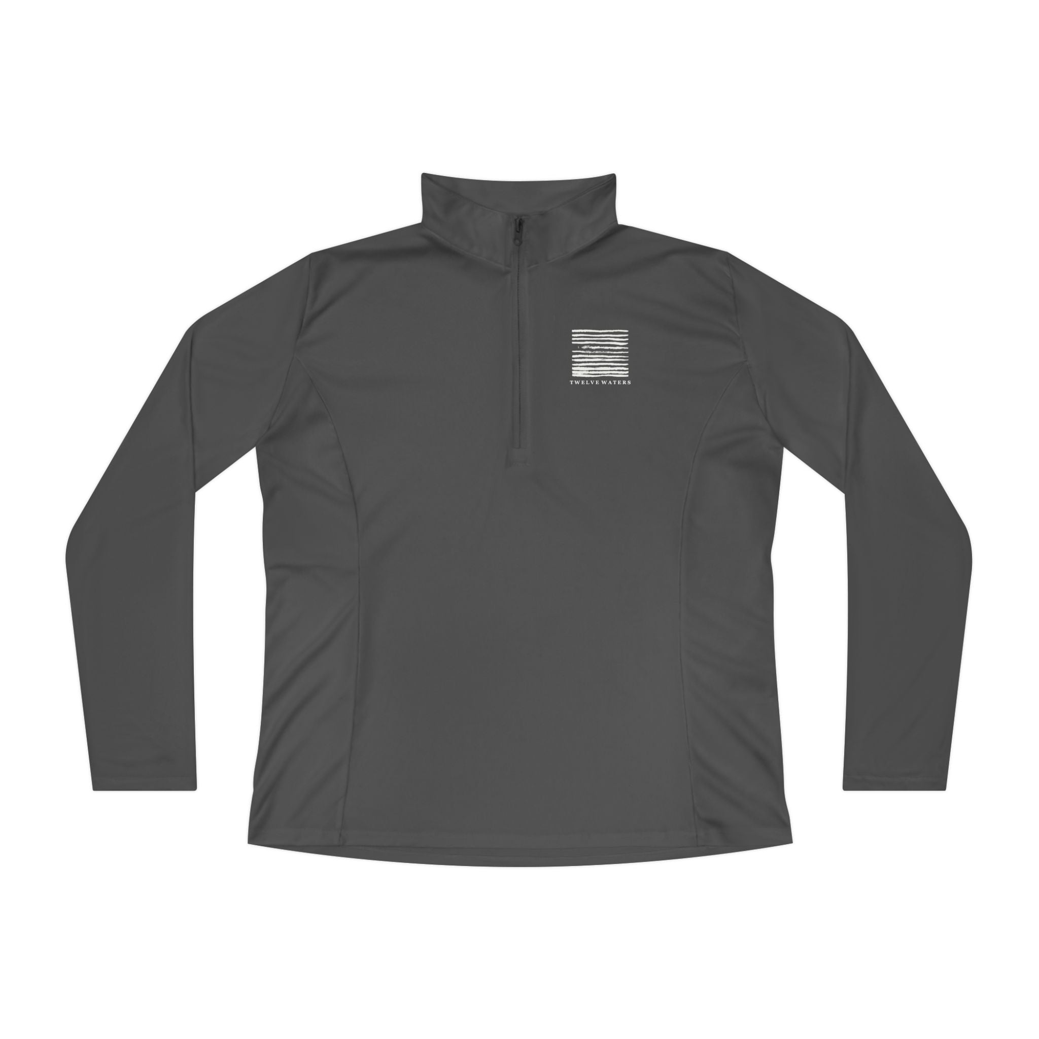 Twelve Waters Ladies Quarter-Zip Pullover with Stylish Vertical Design, Perfect for Outdoor Adventures, Gifts for Her, Casual Wear, Comfortable Layering