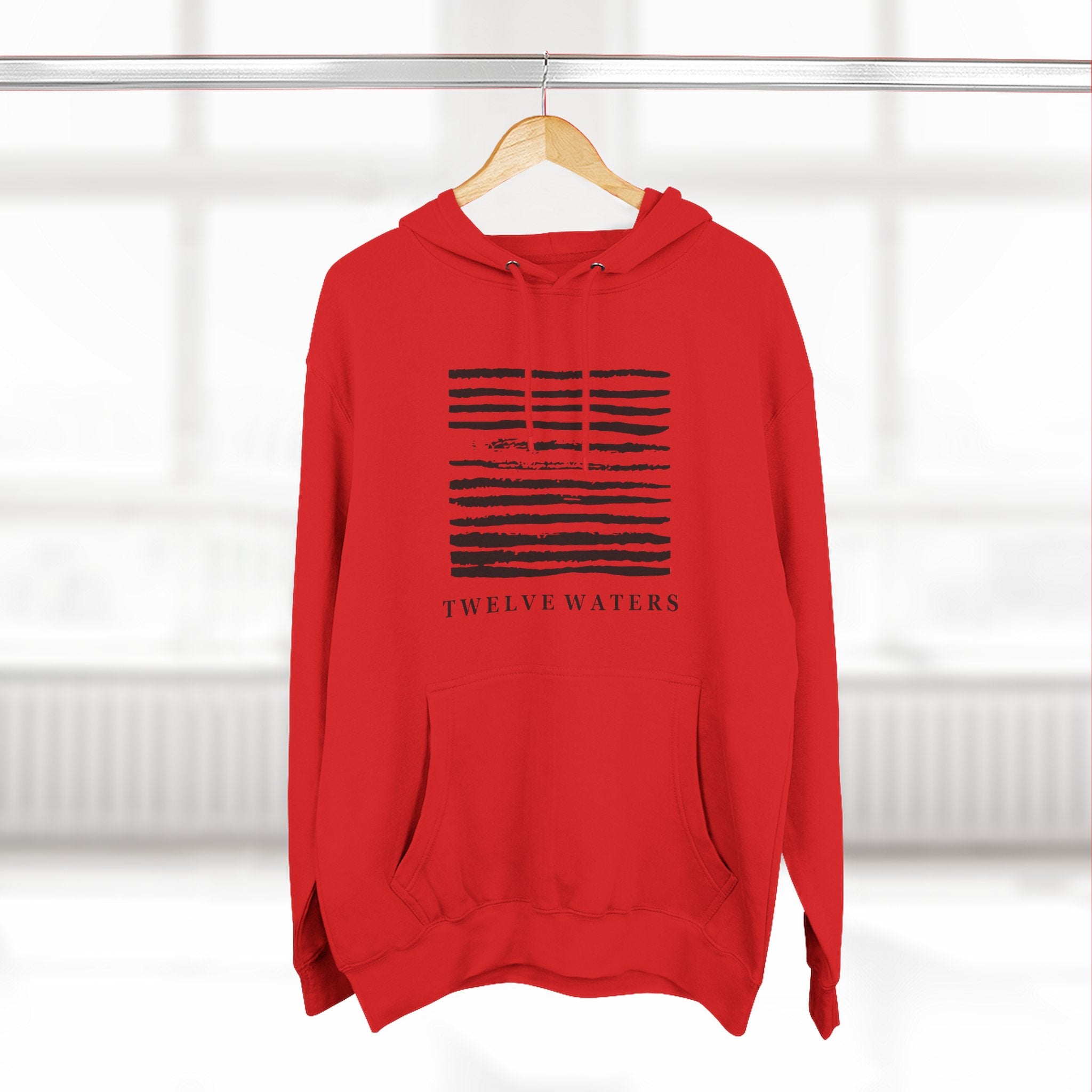 Minimalist Three-Panel Fleece Hoodie - Stylish & Cozy Design for Everyday Wear