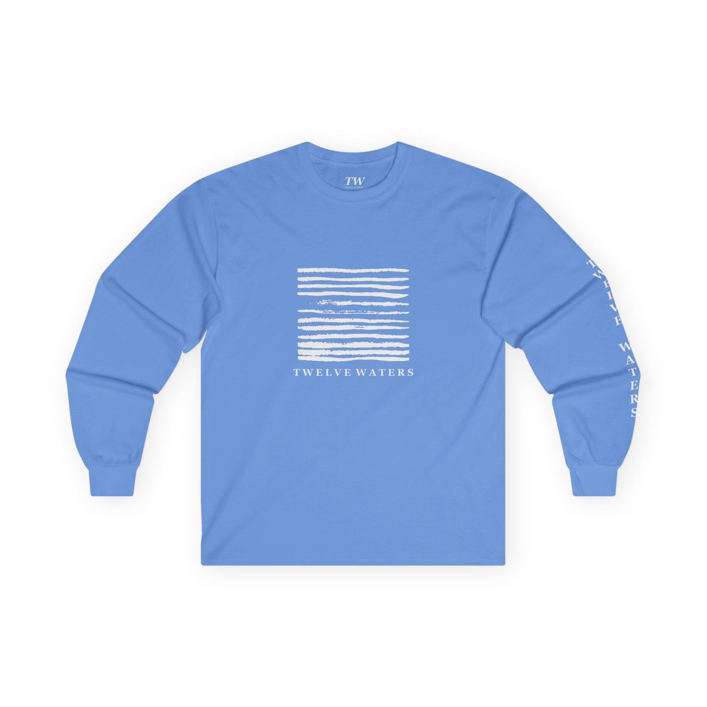 Unisex Long Sleeve Twelve Waters Tee, Casual Wear, Gift for Him/Her, Beach Vibes, Spring Fashion, Comfortable Layering