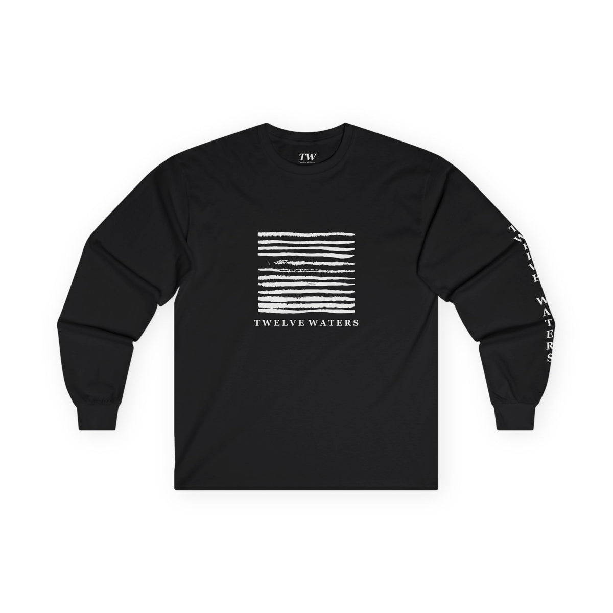 Unisex Long Sleeve Twelve Waters Tee, Casual Wear, Gift for Him/Her, Beach Vibes, Spring Fashion, Comfortable Layering