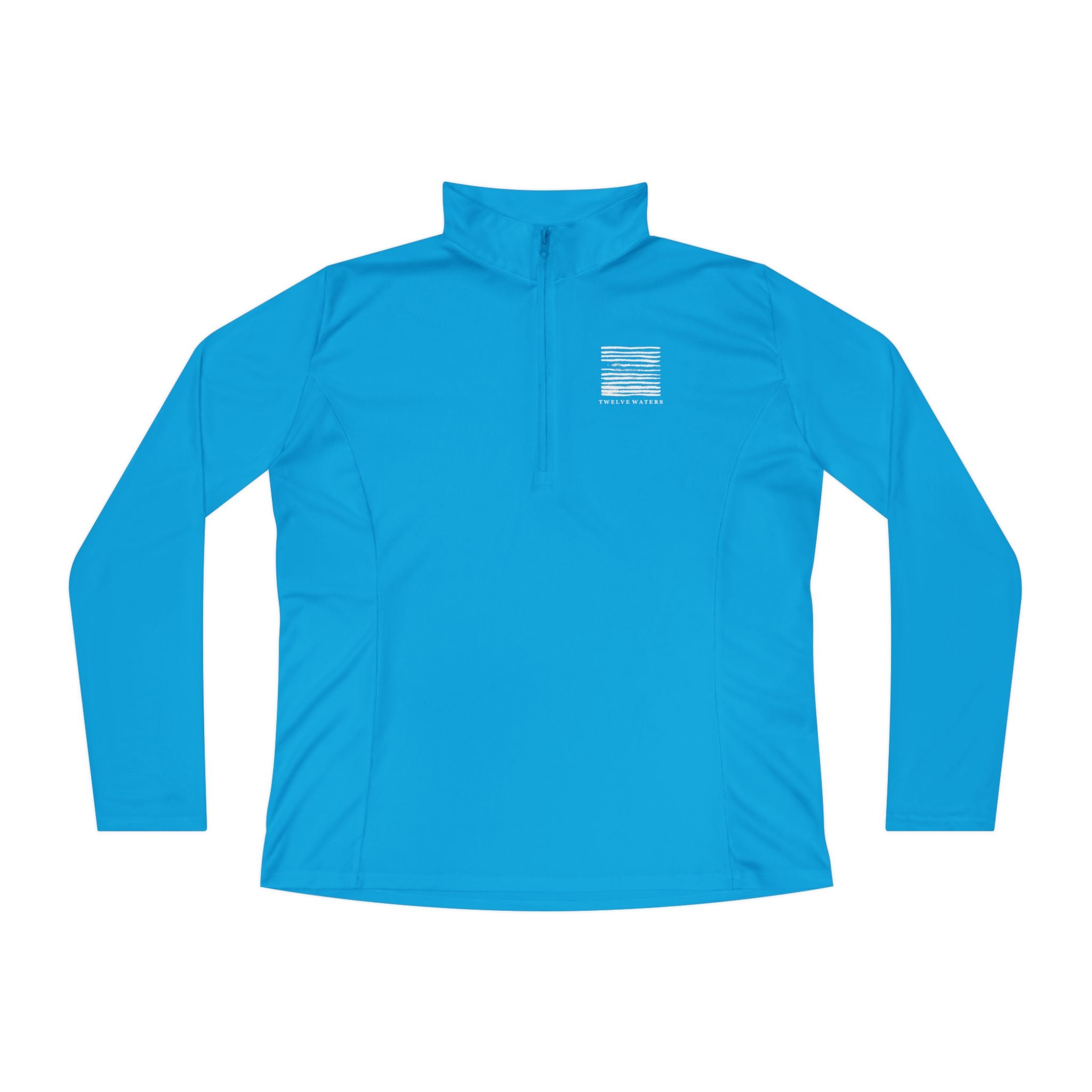 Twelve Waters Ladies Quarter-Zip Pullover with Stylish Vertical Design, Perfect for Outdoor Adventures, Gifts for Her, Casual Wear, Comfortable Layering