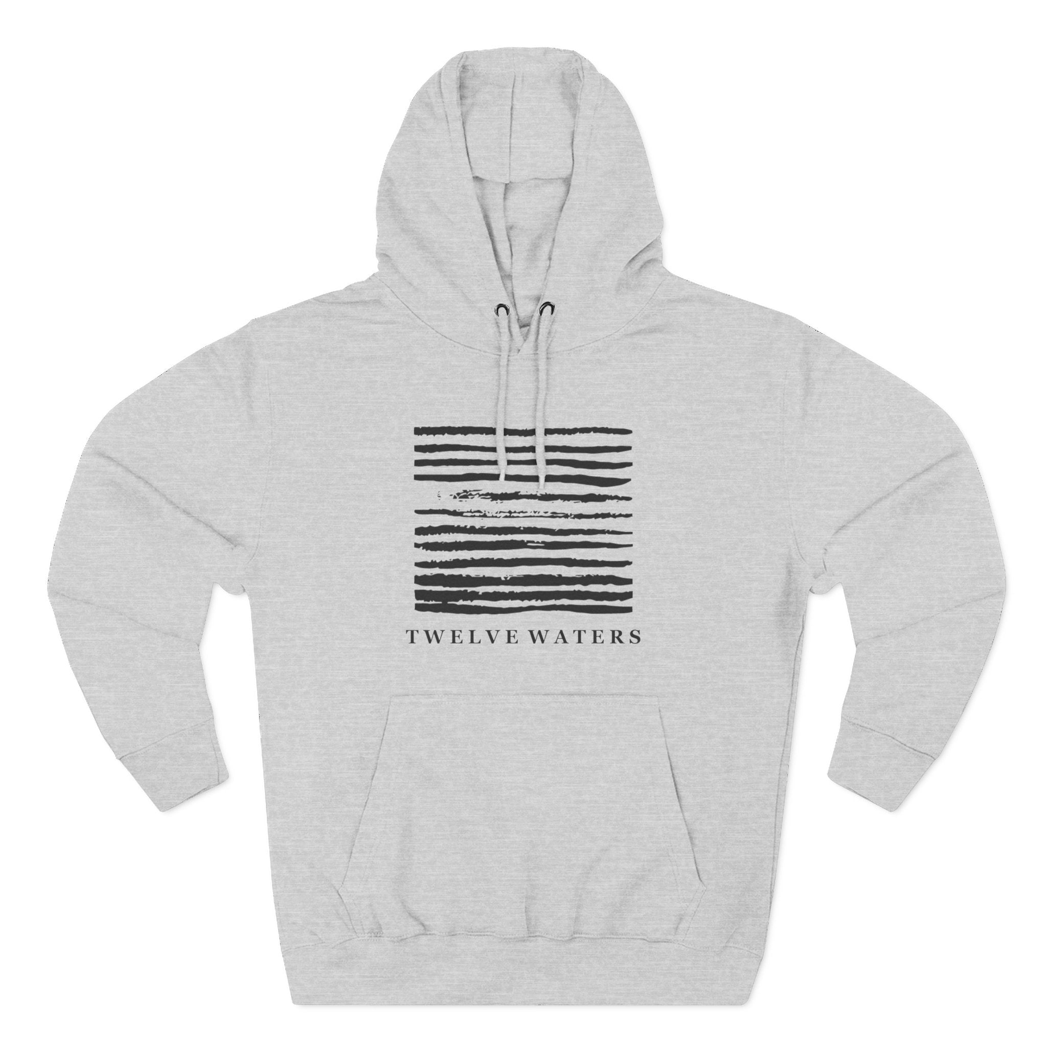 Minimalist Three-Panel Fleece Hoodie - Stylish & Cozy Design for Everyday Wear