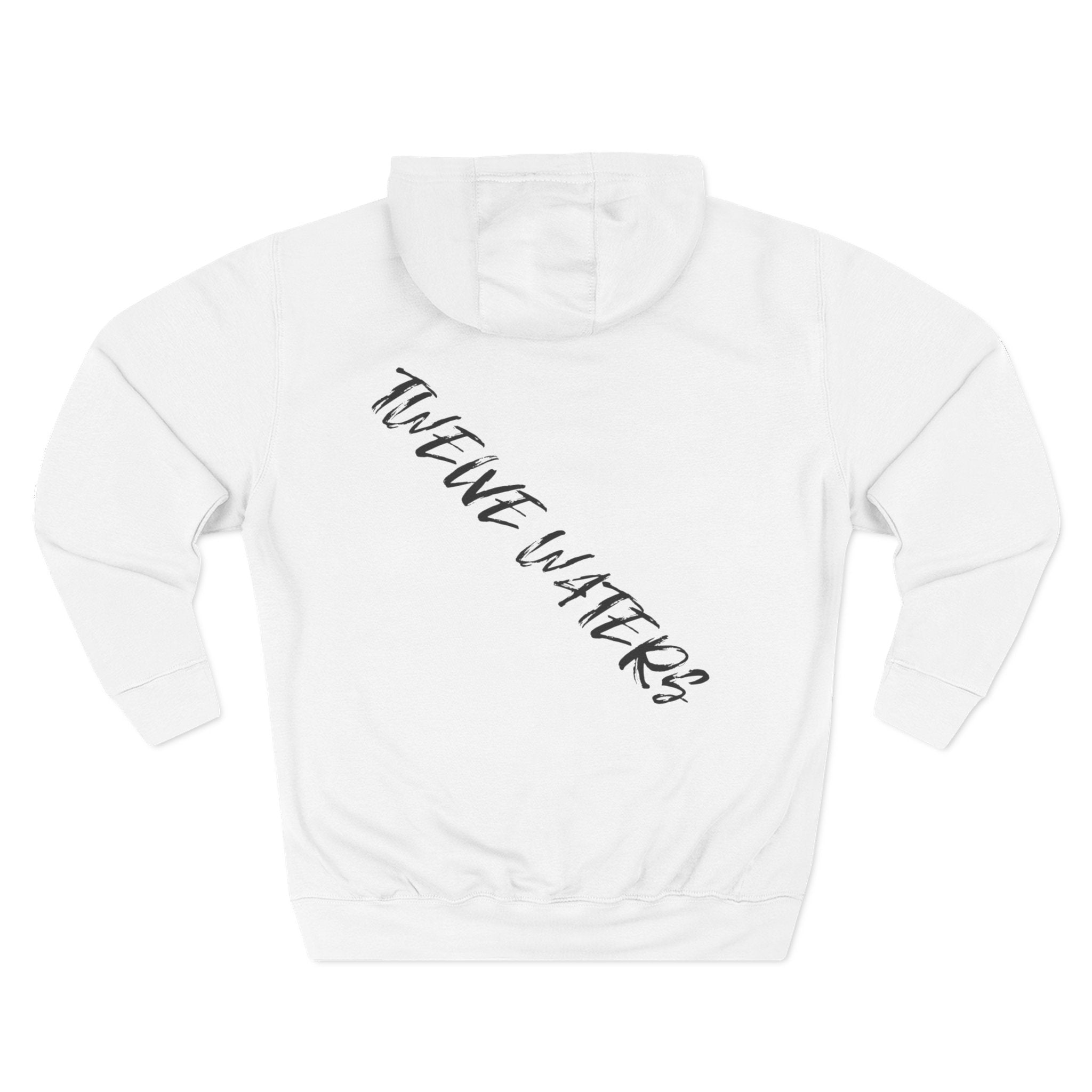 Minimalist Three-Panel Fleece Hoodie - Stylish & Cozy Design for Everyday Wear