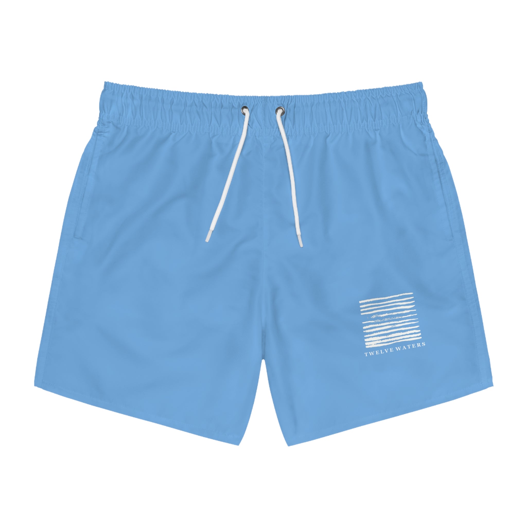 Twelve Waters Black Swim Trunks - Perfect for Beach Days & Summer Fun