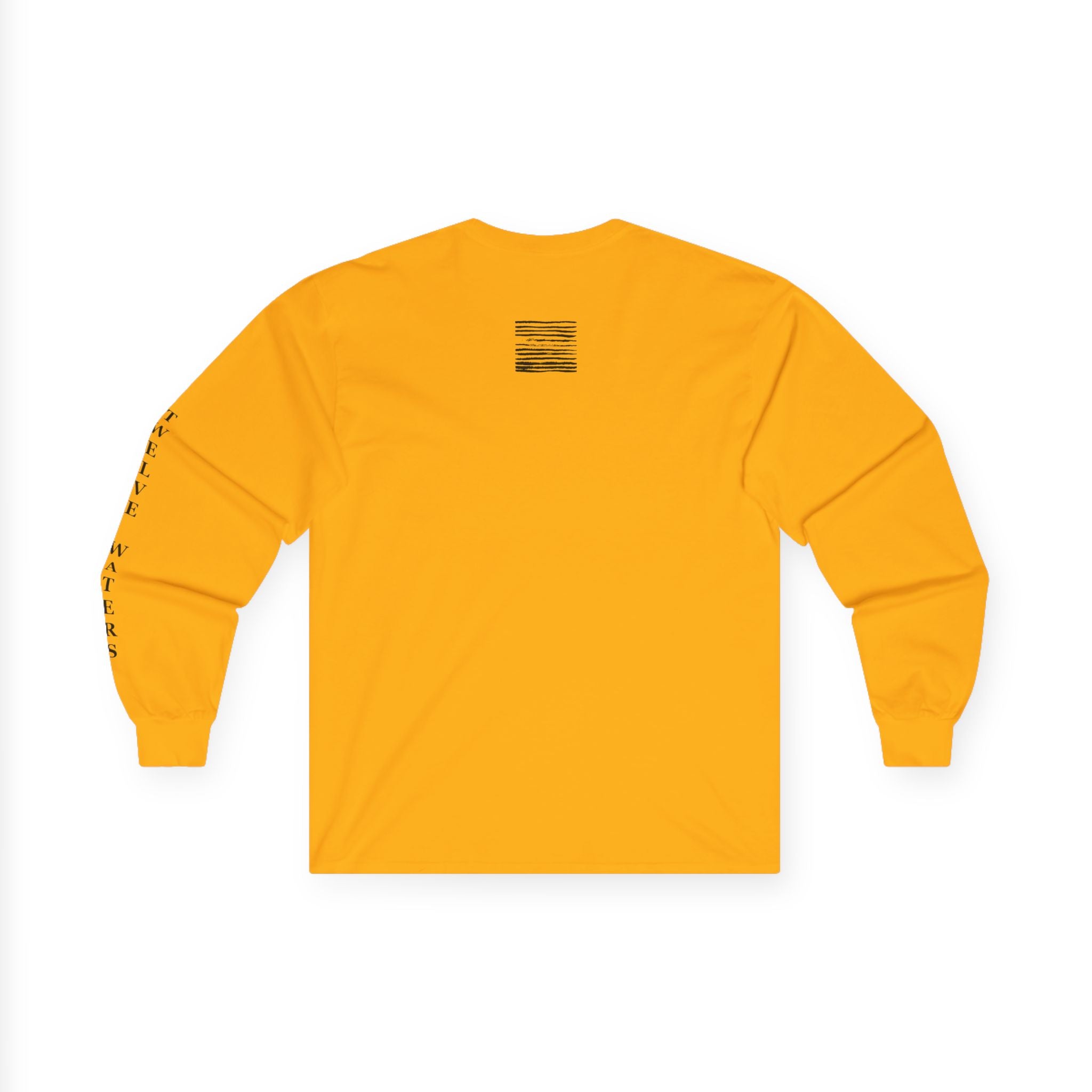 Calm Waters Long Sleeve Tee, Unisex Tee, Relaxing Graphic Shirt, Gift for Ocean Lovers, Minimalist Style, Beach Vibes