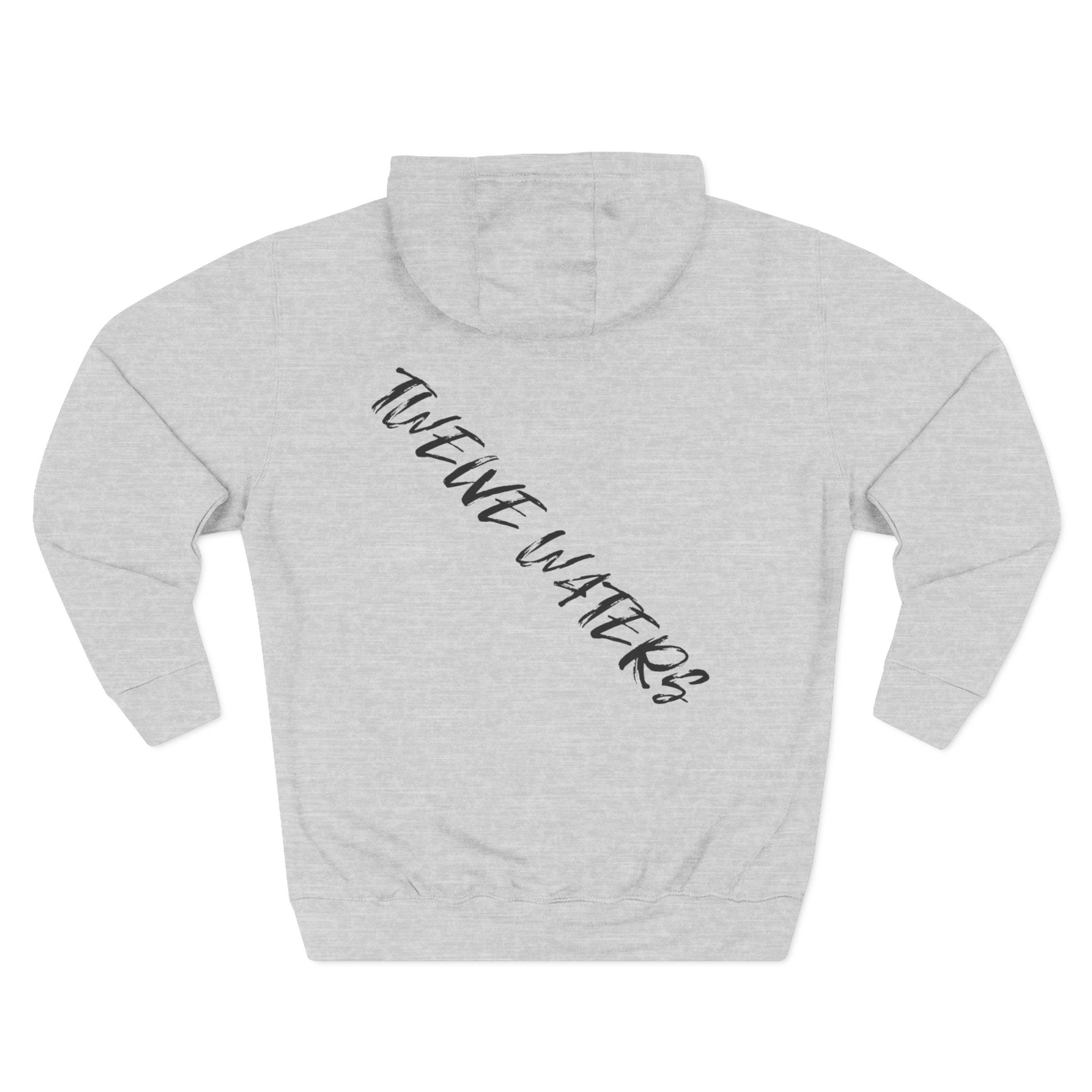 Minimalist Three-Panel Fleece Hoodie - Stylish & Cozy Design for Everyday Wear
