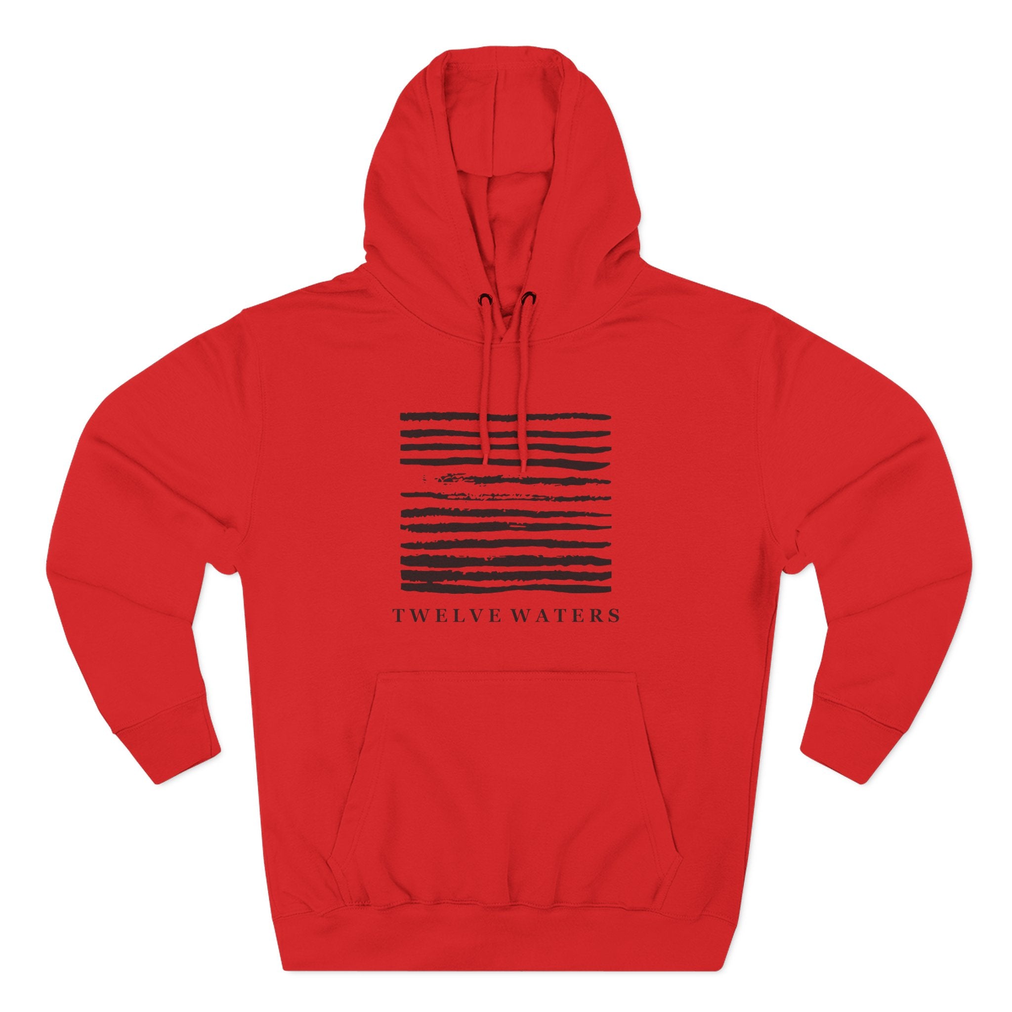 Minimalist Three-Panel Fleece Hoodie - Stylish & Cozy Design for Everyday Wear