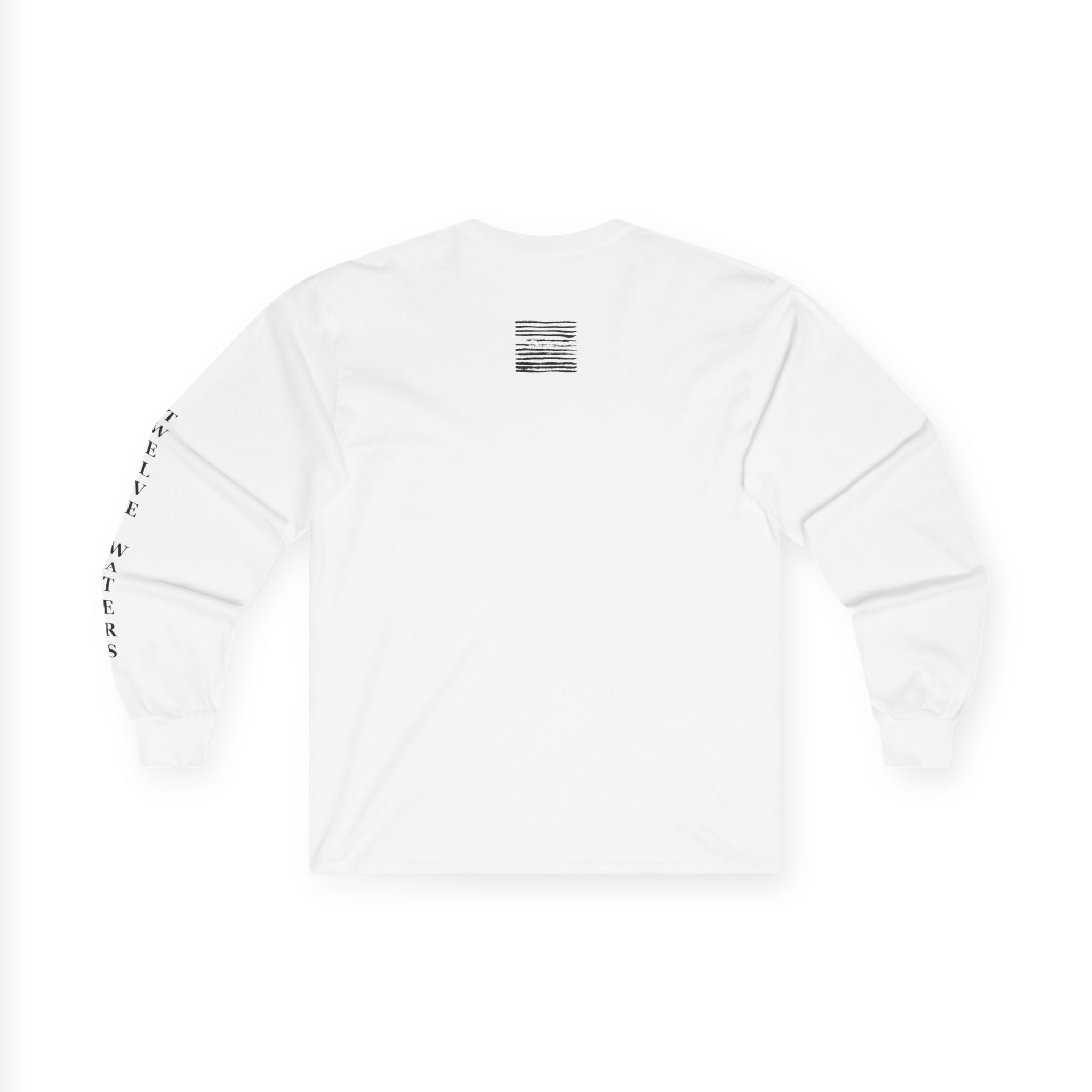 Calm Waters Long Sleeve Tee, Unisex Tee, Relaxing Graphic Shirt, Gift for Ocean Lovers, Minimalist Style, Beach Vibes