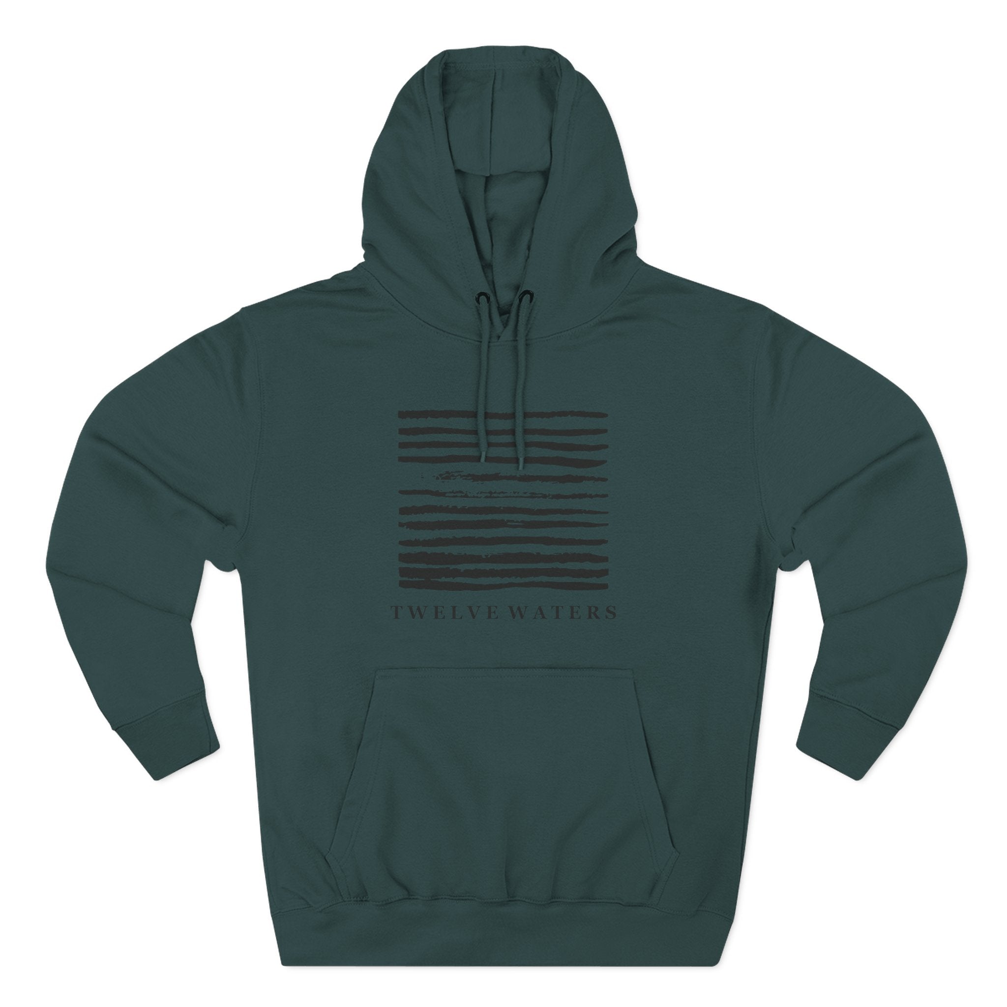 Minimalist Three-Panel Fleece Hoodie - Stylish & Cozy Design for Everyday Wear