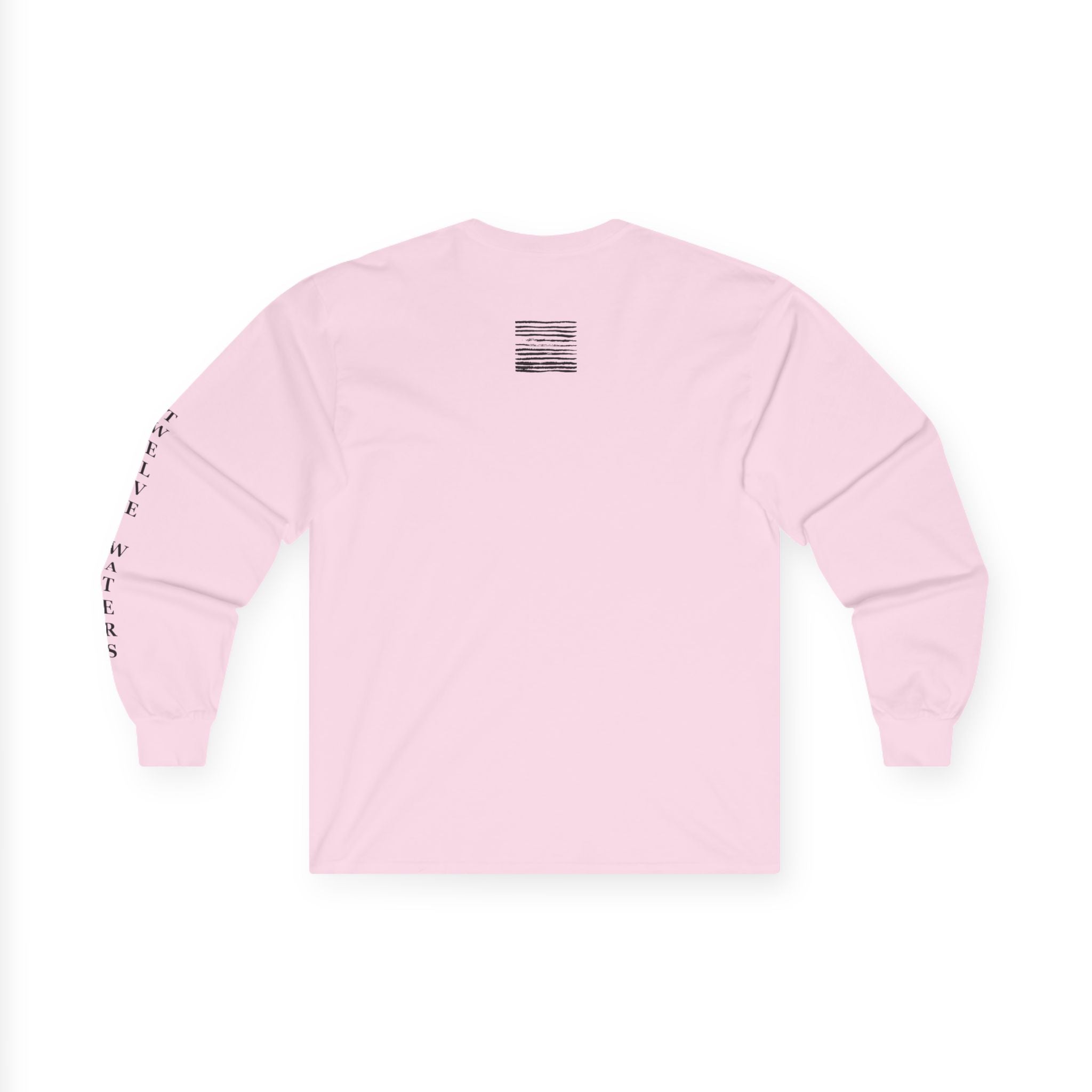 Calm Waters Long Sleeve Tee, Unisex Tee, Relaxing Graphic Shirt, Gift for Ocean Lovers, Minimalist Style, Beach Vibes