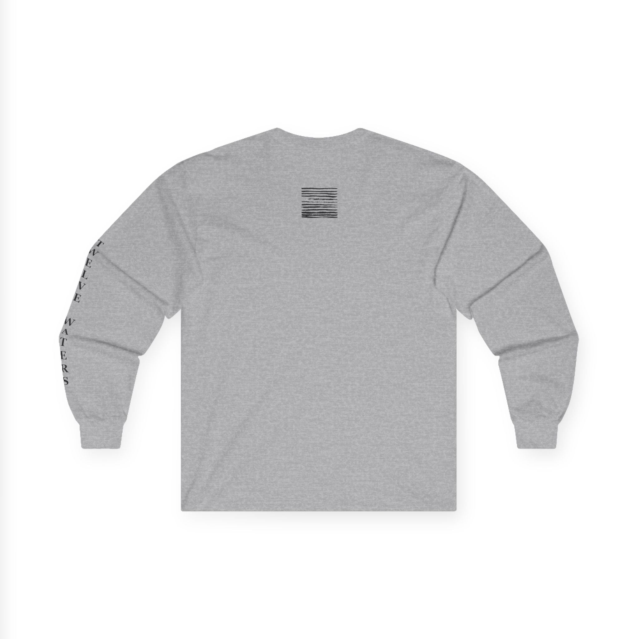 Calm Waters Long Sleeve Tee, Unisex Tee, Relaxing Graphic Shirt, Gift for Ocean Lovers, Minimalist Style, Beach Vibes