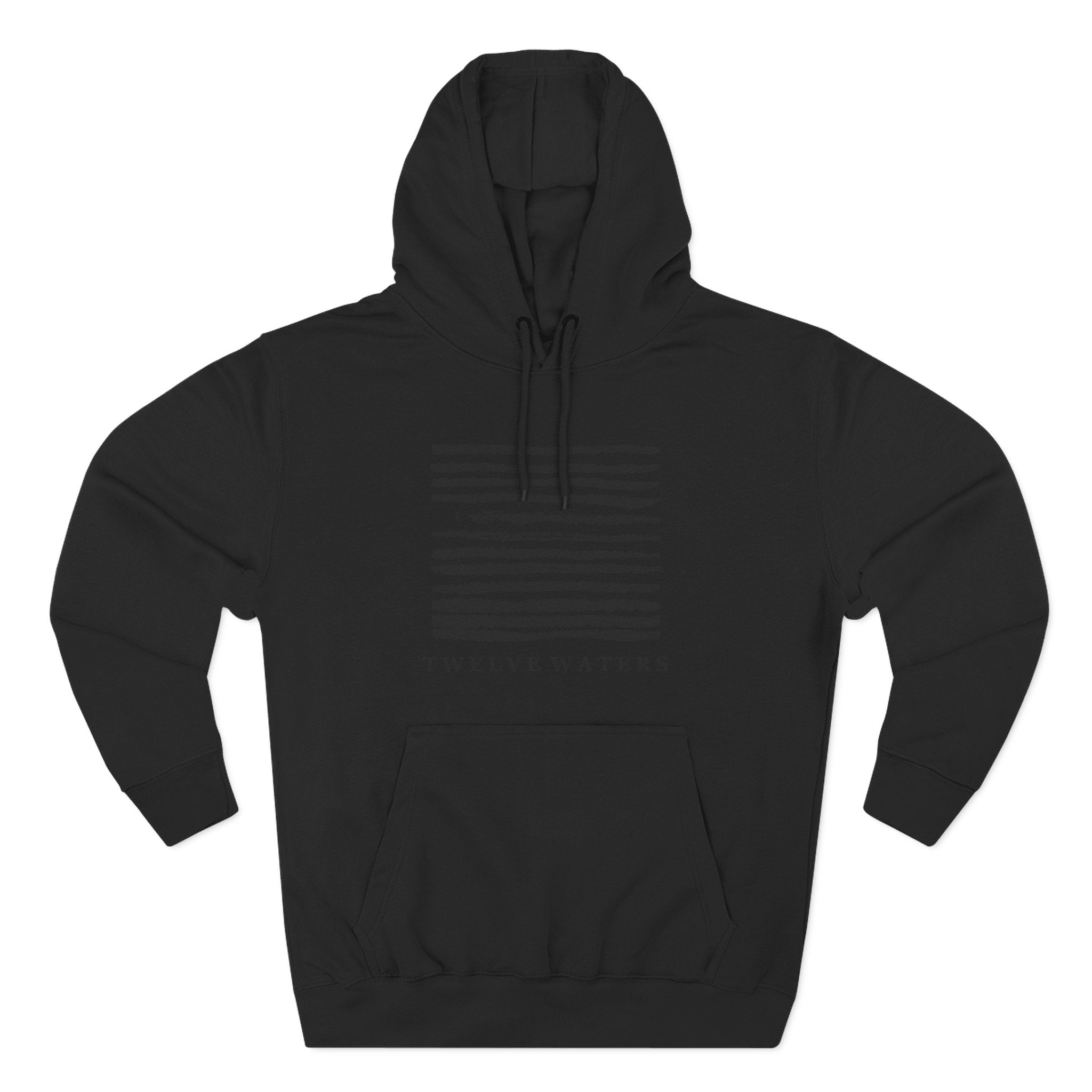Minimalist Three-Panel Fleece Hoodie - Stylish & Cozy Design for Everyday Wear