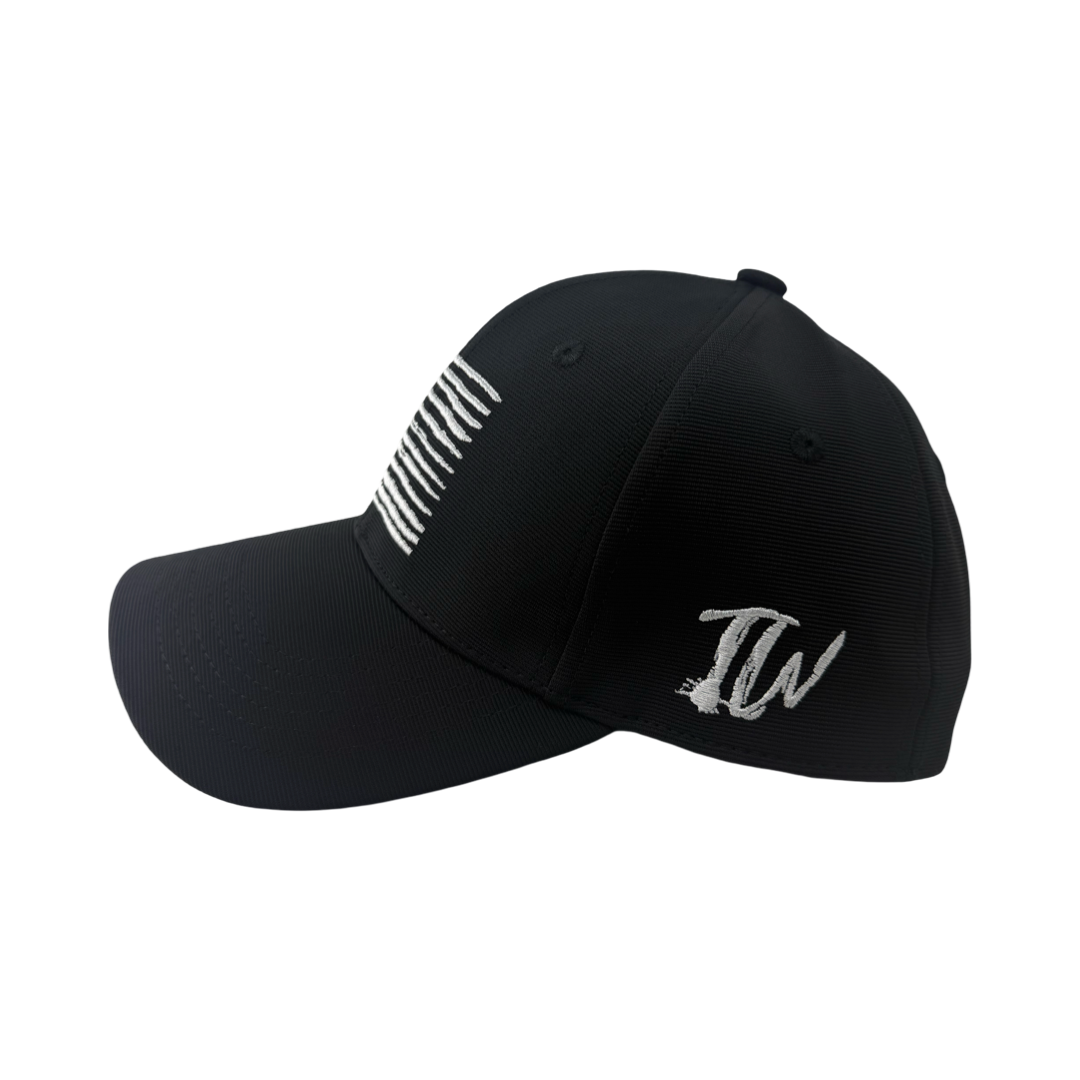 Twelve Waters Dark Edition Black & White Trucker Hat