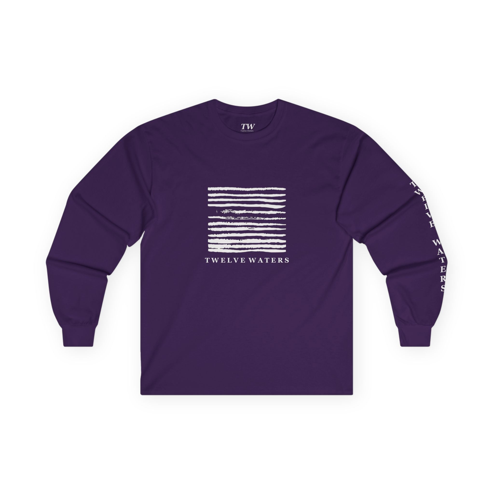 Unisex Long Sleeve Twelve Waters Tee, Casual Wear, Gift for Him/Her, Beach Vibes, Spring Fashion, Comfortable Layering