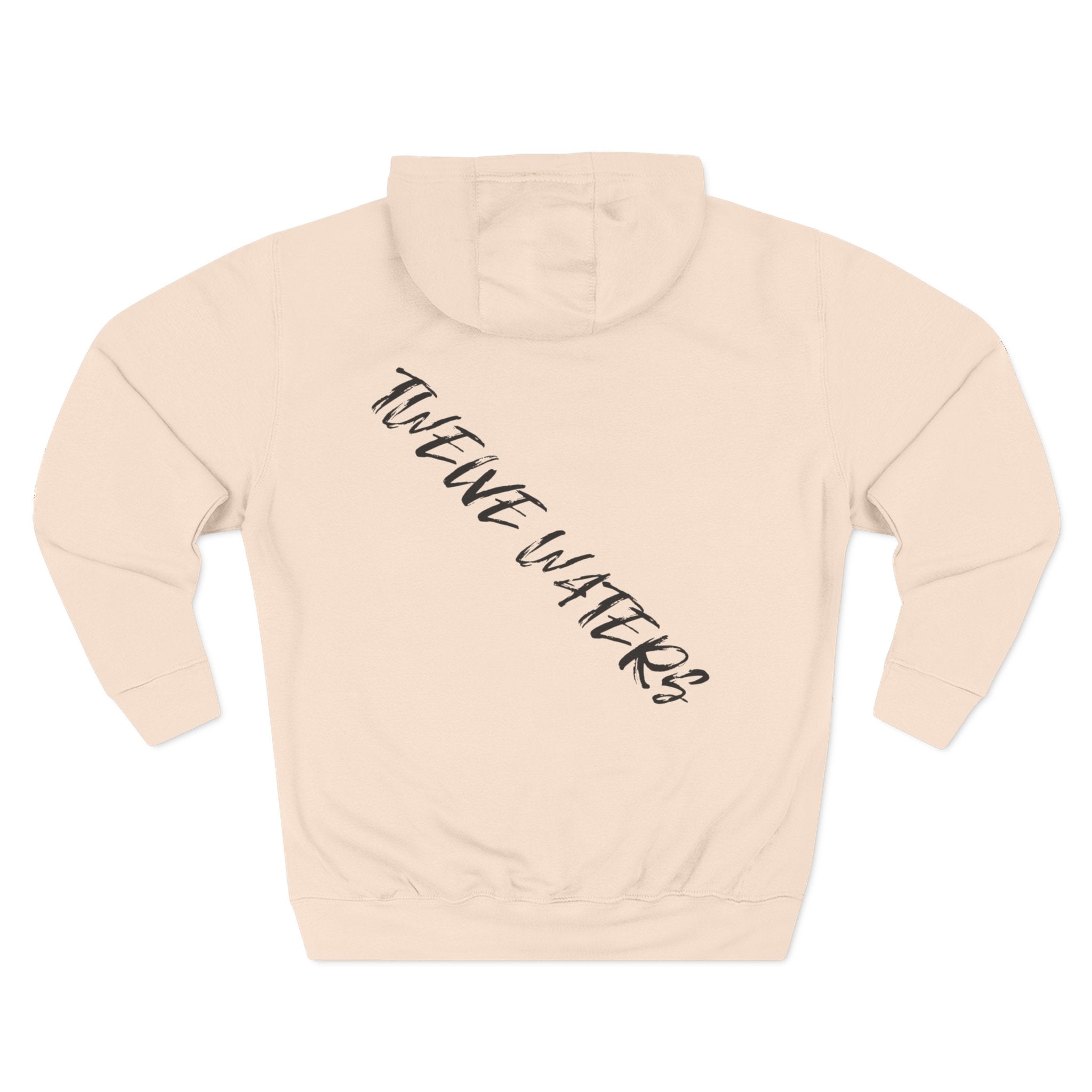 Minimalist Three-Panel Fleece Hoodie - Stylish & Cozy Design for Everyday Wear