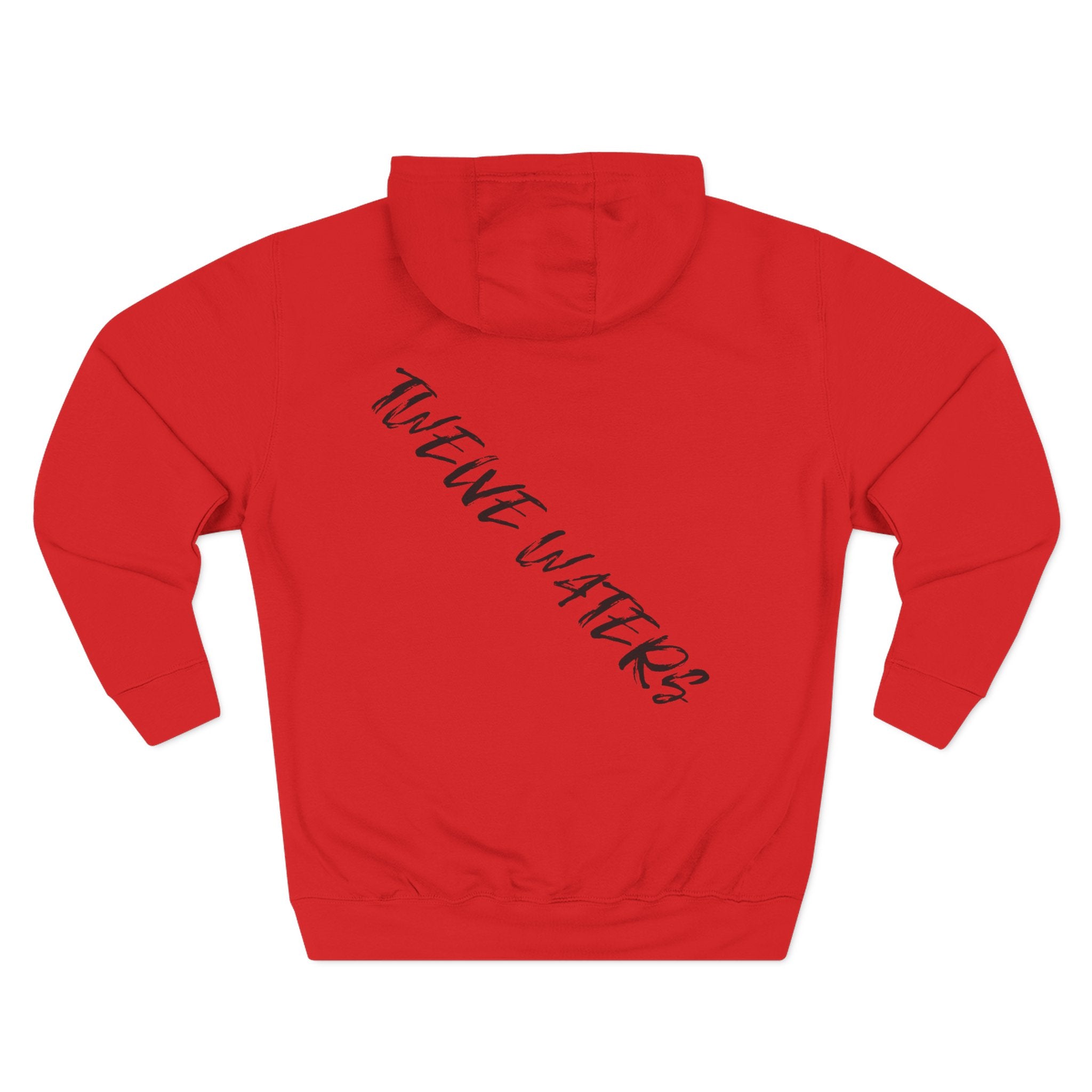 Minimalist Three-Panel Fleece Hoodie - Stylish & Cozy Design for Everyday Wear