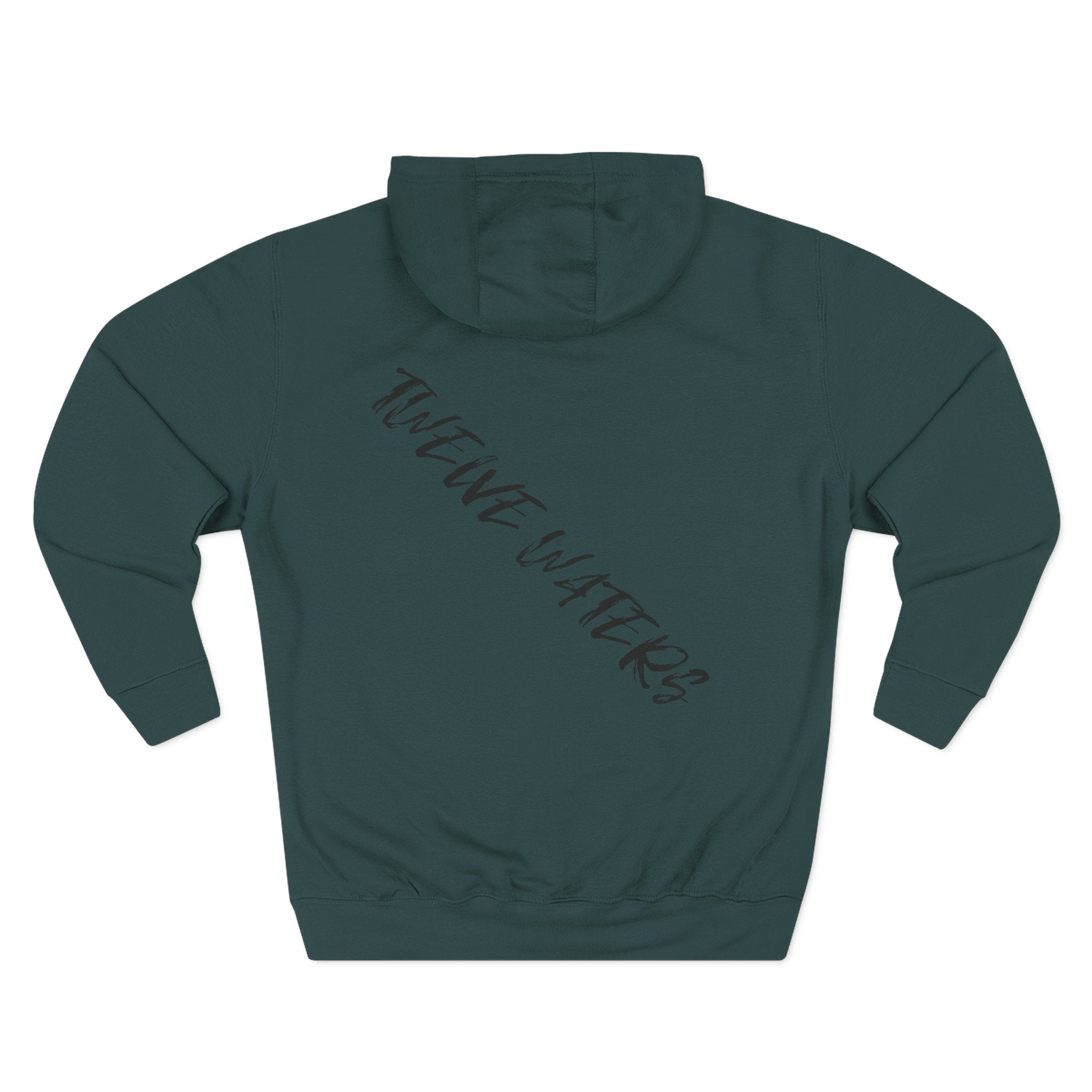 Minimalist Three-Panel Fleece Hoodie - Stylish & Cozy Design for Everyday Wear