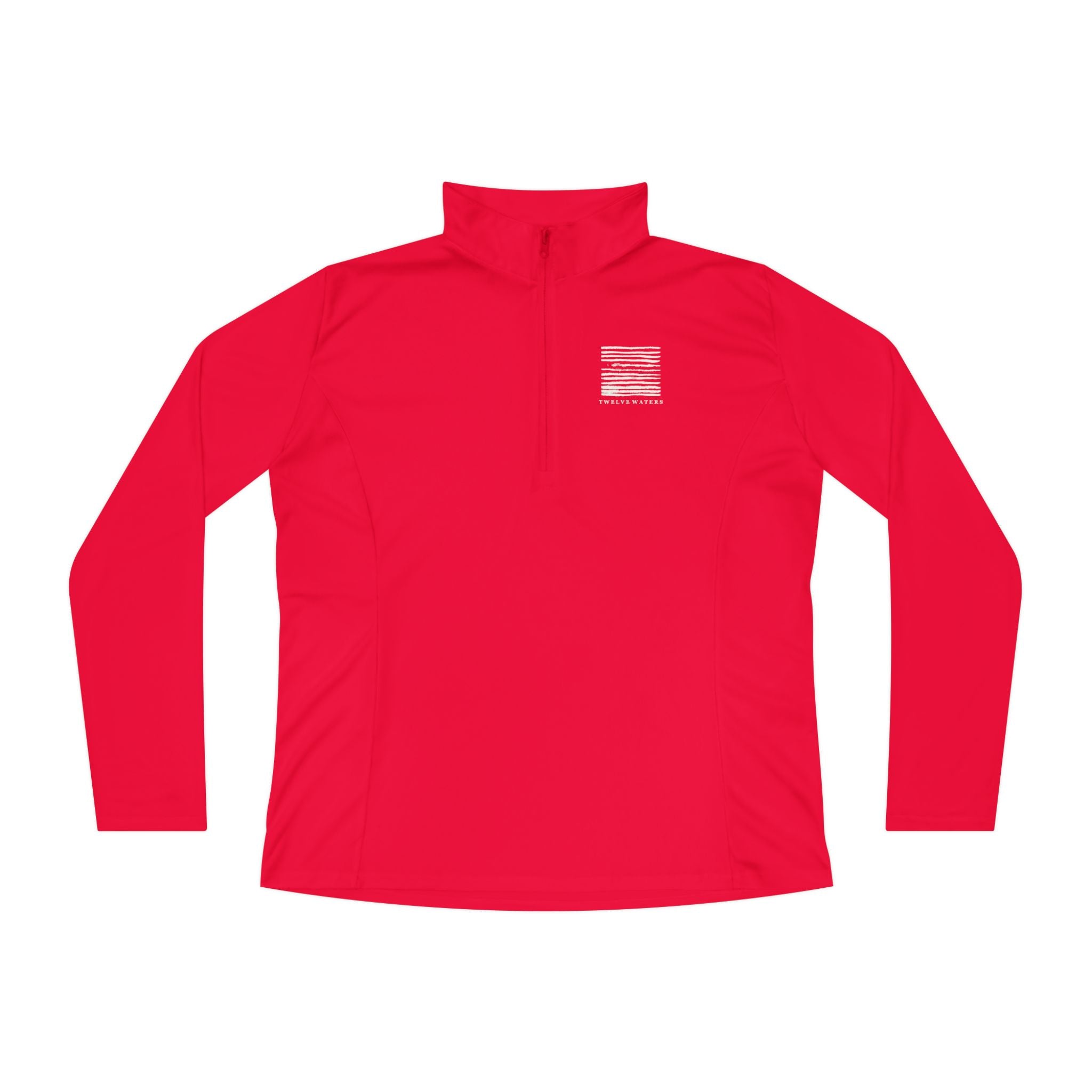 Twelve Waters Ladies Quarter-Zip Pullover with Stylish Vertical Design, Perfect for Outdoor Adventures, Gifts for Her, Casual Wear, Comfortable Layering